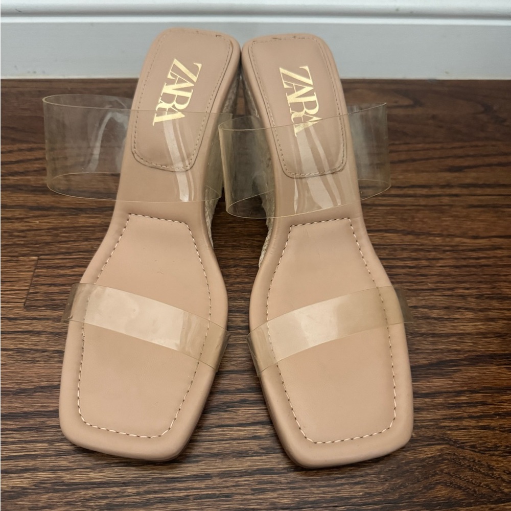 Zara espadrille wedge